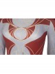 Movie Eternals Makkari Red Gray Battle Suit Halloween Cosplay Costume Bodysuit