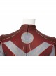 Movie Eternals Makkari Red Gray Battle Suit Halloween Cosplay Costume Bodysuit