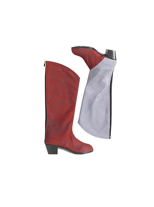 Movie Eternals Makkari Red Gray Battle Suit Halloween Cosplay Accessories Boots