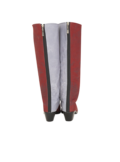 Movie Eternals Makkari Red Gray Battle Suit Halloween Cosplay Accessories Boots