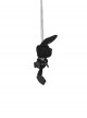 Dark Punk Studded Detachable Chain Rabbit Crossbody Bag