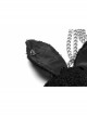 Dark Punk Studded Detachable Chain Rabbit Crossbody Bag