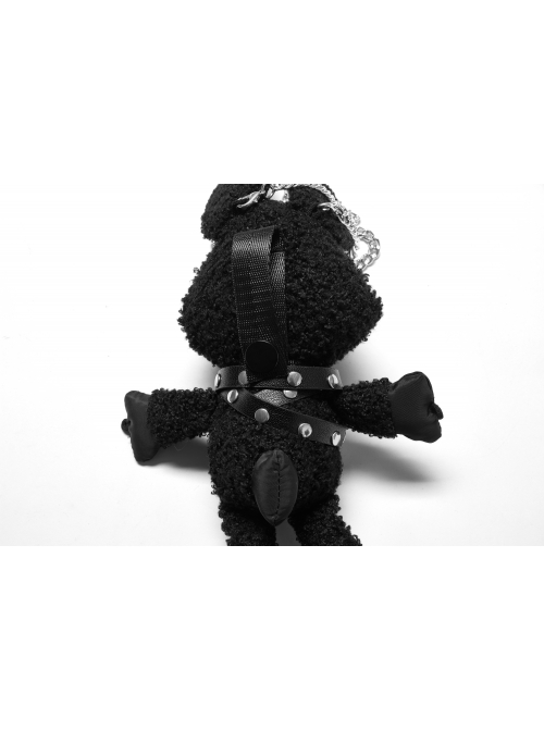 Dark Punk Studded Detachable Chain Rabbit Crossbody Bag
