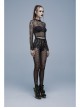 Gothic Dark Screen Printing Skinny Skeleton Print Leggings