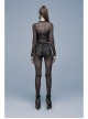 Gothic Dark Screen Printing Skinny Skeleton Print Leggings