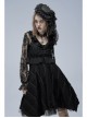 Lolita Perspective Chiffon Pleated Ruffled Mesh With Openwork Embroidery Long Sleeve Shirt
