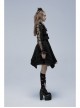 Lolita Perspective Chiffon Pleated Ruffled Mesh With Openwork Embroidery Long Sleeve Shirt