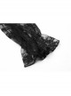 Lolita Perspective Chiffon Pleated Ruffled Mesh With Openwork Embroidery Long Sleeve Shirt