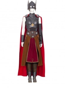 Comics Female Thor Jane Foster Battle Suit Halloween Cosplay Costume Refined Version Set