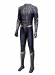 Spider-Man No Way Home Peter Parker Black Golden Battle Suit Halloween Cosplay Costume Bodysuit
