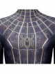 Spider-Man No Way Home Peter Parker Black Golden Battle Suit Halloween Cosplay Costume Bodysuit