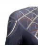 Spider-Man No Way Home Peter Parker Black Golden Battle Suit Halloween Cosplay Costume Bodysuit