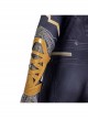 Spider-Man No Way Home Peter Parker Black Golden Battle Suit Halloween Cosplay Costume Full Set