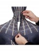 Spider-Man No Way Home Peter Parker Black Golden Battle Suit Halloween Cosplay Costume Full Set