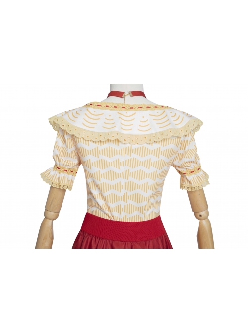 Anime Movie Encanto Dolores Madrigal Halloween Cosplay Costume Set