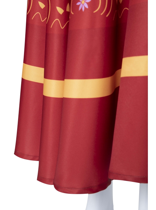 Anime Movie Encanto Dolores Madrigal Halloween Cosplay Costume Set