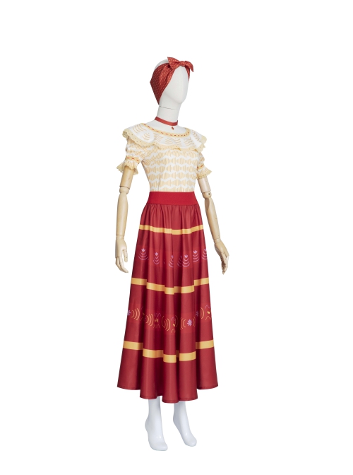 Anime Movie Encanto Dolores Madrigal Halloween Cosplay Costume Set