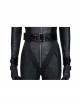 The Batman 2022 Catwoman Selina Kyle Black Battle Suit Halloween Cosplay Costume Set