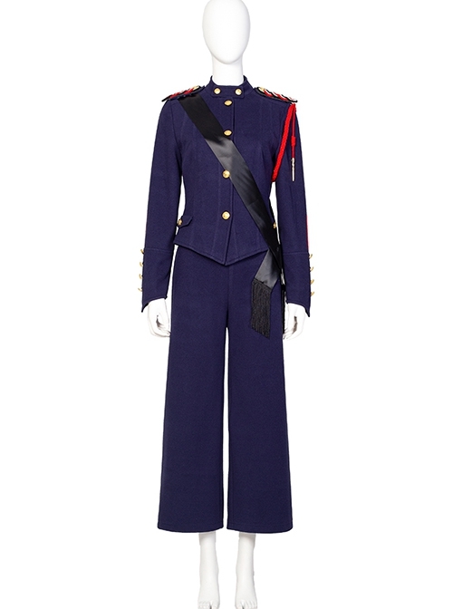 Motherland Fort Salem Dark Blue Uniform Halloween Cosplay Costume Full Set