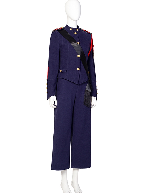 Motherland Fort Salem Dark Blue Uniform Halloween Cosplay Costume Full Set