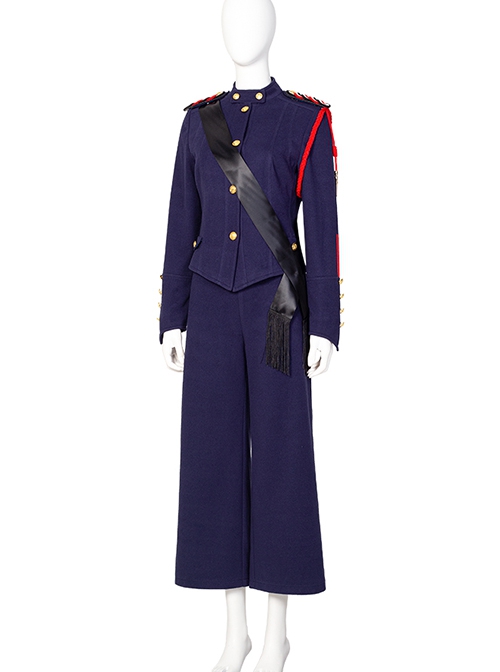 Motherland Fort Salem Dark Blue Uniform Halloween Cosplay Costume Full Set