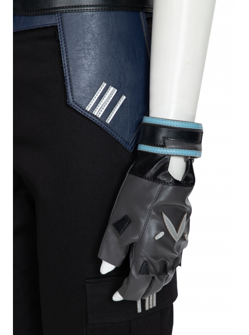 Game Valorant Duelist Jett Initial Skin Halloween Cosplay Costume Set
