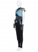 Game Valorant Duelist Jett Initial Skin Halloween Cosplay Costume Set