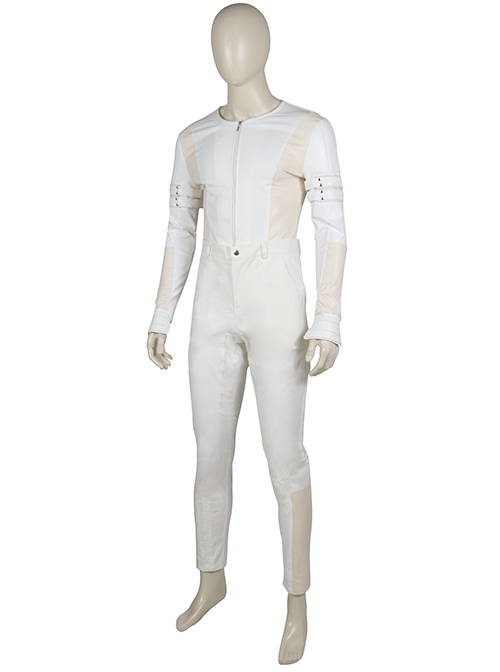 G.I.Joe Retaliation Storm Shadow White Battle Suit Halloween Cosplay Costume Set