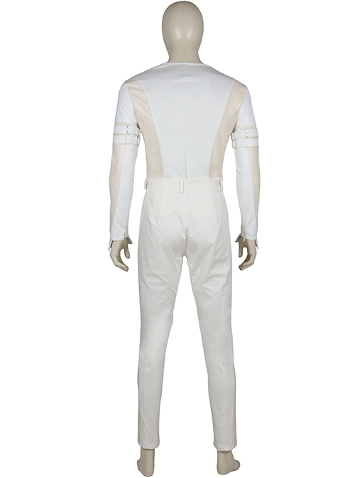 G.I.Joe Retaliation Storm Shadow White Battle Suit Halloween Cosplay Costume Set