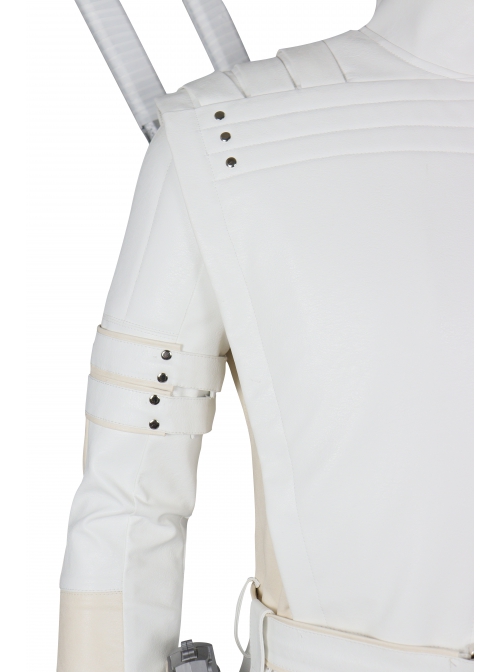 G.I.Joe Retaliation Storm Shadow White Battle Suit Halloween Cosplay Costume Set