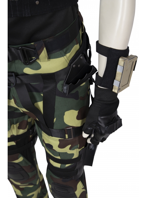 G.I.Joe Retaliation Roadblock Dwayne Johnson Halloween Cosplay Costume Set