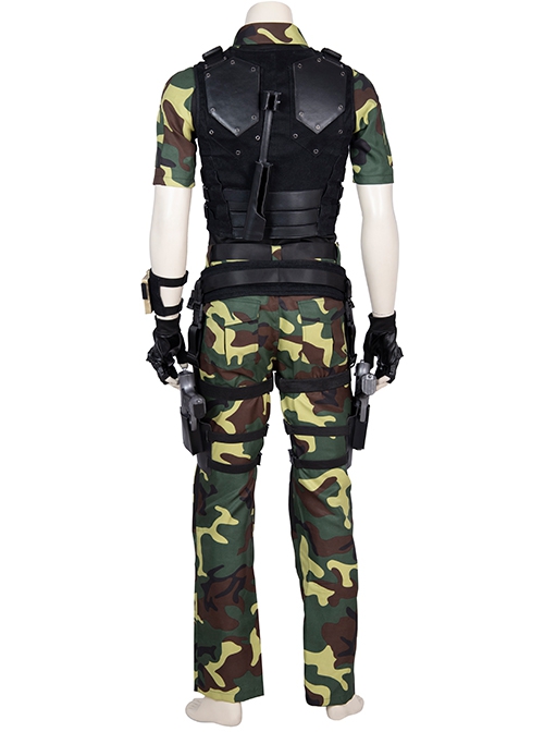 G.I.Joe Retaliation Roadblock Dwayne Johnson Halloween Cosplay Costume Set