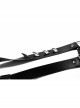 Male Punk Stylish Cross Shape Design Leather Splicing Ring Buckle Metal Trim On Shoulder Accessories