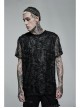 Punk Stylish Metal Spike Decoration Non-Stretch Woven Fabric Large Pin Metal Chain Male Hat