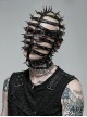PU Material Different Length Designs Metal Cone Personalized Cross Rope Male Headgear