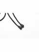 PU Material Different Length Designs Metal Cone Personalized Cross Rope Male Headgear