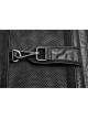 Punk Rough No Elasticity Woven Mesh Black Metal Buckle Belts Decoration Perspective Sleeveless Male Metal Zipper Vest