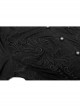 Embossed Knitting Gothic Beautifully Hollowed Applique Cross Webbing Pleated Lace Flared Sleeves Hooded Long Female Coat