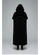 Mysterious Dark Short Pile Jacquard Fabric Adjustable Wire Collar Bat-Shaped Hem Imitation Ruby Necklace Gothic Cloak