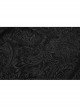 Soft And Comfortable Chiffon Fabric Delicate Decals Neckline Pleats Ruffle Trim Gothic Black Male Shirt
