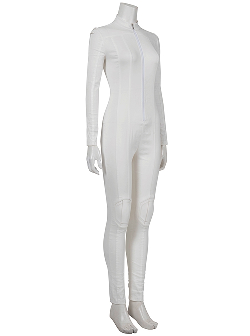 Black Widow Yelena Belova White Bodysuit Set Halloween Cosplay Costume White Bodysuit
