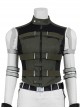 Black Widow Yelena Belova White Bodysuit Set Halloween Cosplay Costume Army Green Vest