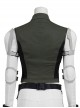 Black Widow Yelena Belova White Bodysuit Set Halloween Cosplay Costume Army Green Vest