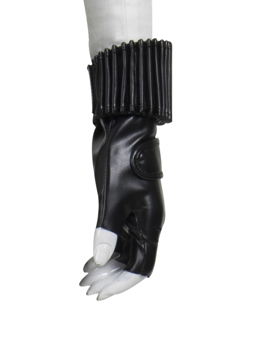 Black Widow Yelena Belova White Bodysuit Set Halloween Cosplay Accessories Black Wrist Guards And Gloves