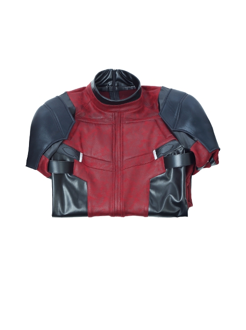 Deadpool 2 Deadpool Wade Winston Wilson Halloween Cosplay Costume Red Black Bodysuit