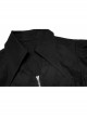 Dark Punk Dark Chinese Style Jacquard Tie Rope Design Bubble Long Sleeves Female Top