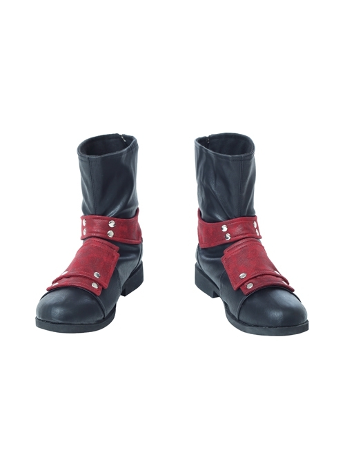 Deadpool 2 Deadpool Wade Winston Wilson Halloween Cosplay Accessories Black Red Boots
