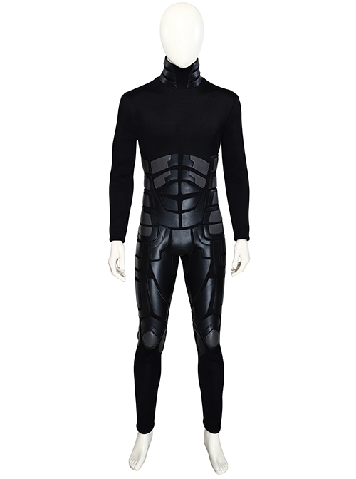 Batman The Dark Knight Batman Bruce Wayne Halloween Cosplay Costume Bodysuit And Shoulder Guards