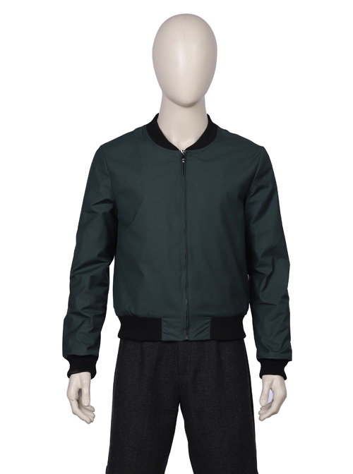 Spider-Man Into The Spider-Verse Spider-Man Miles Morales Halloween Cosplay Costume Dark Green Jacket