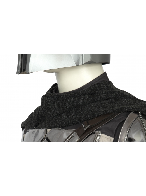 Crisis On Infinite Earths The Mandalorian Halloween Cosplay Costume Dark Gray Cloak